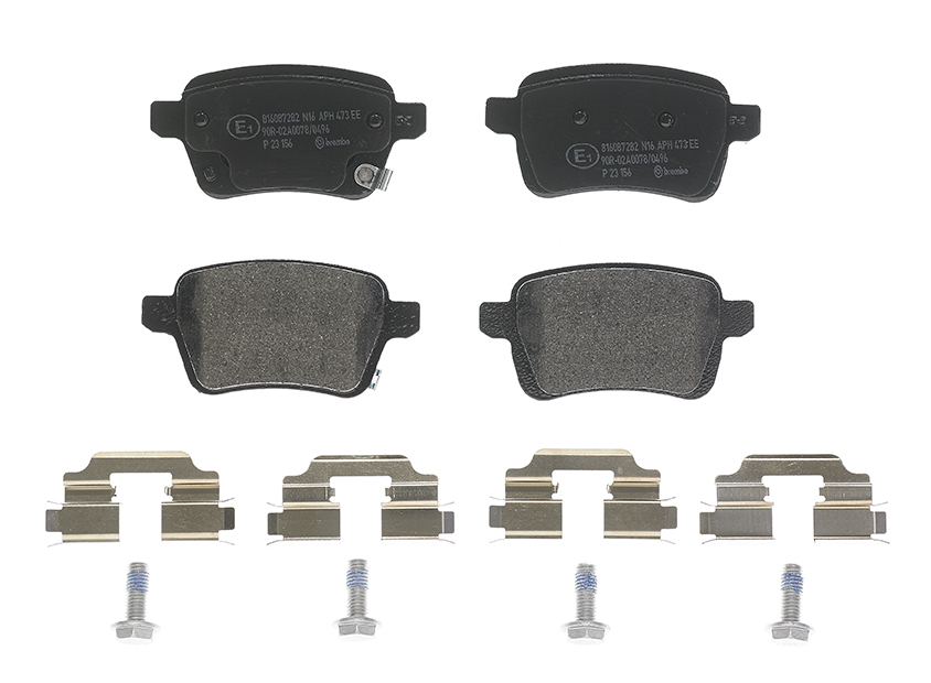 Jeu de 4 plaquettes de frein | BREMBO