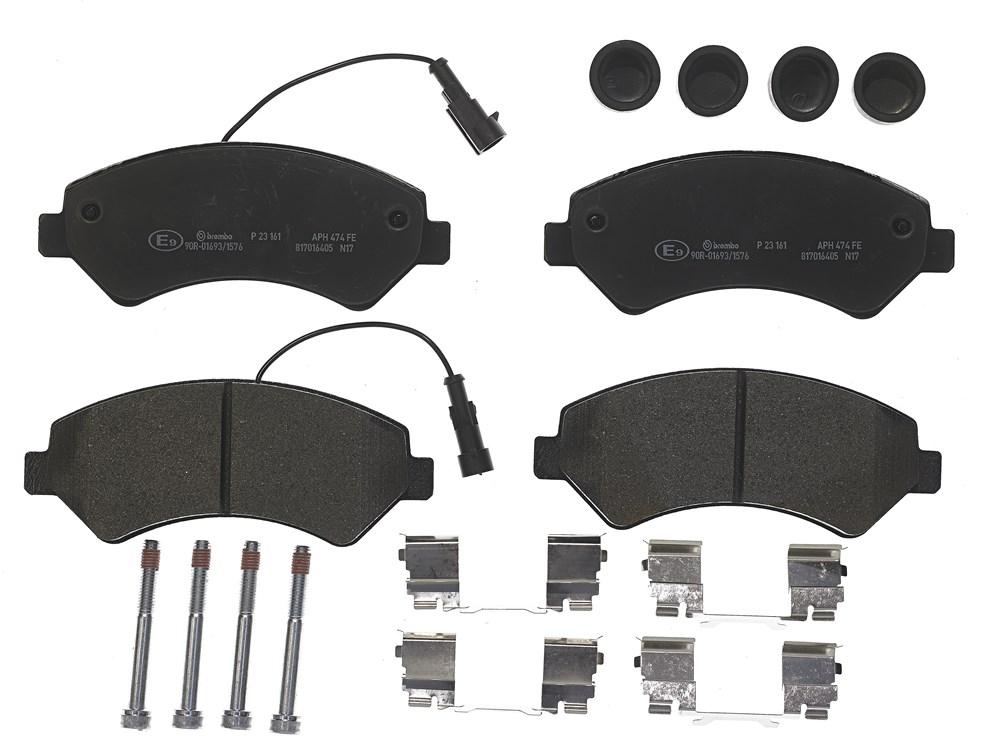 Jeu de 4 plaquettes de frein | BREMBO
