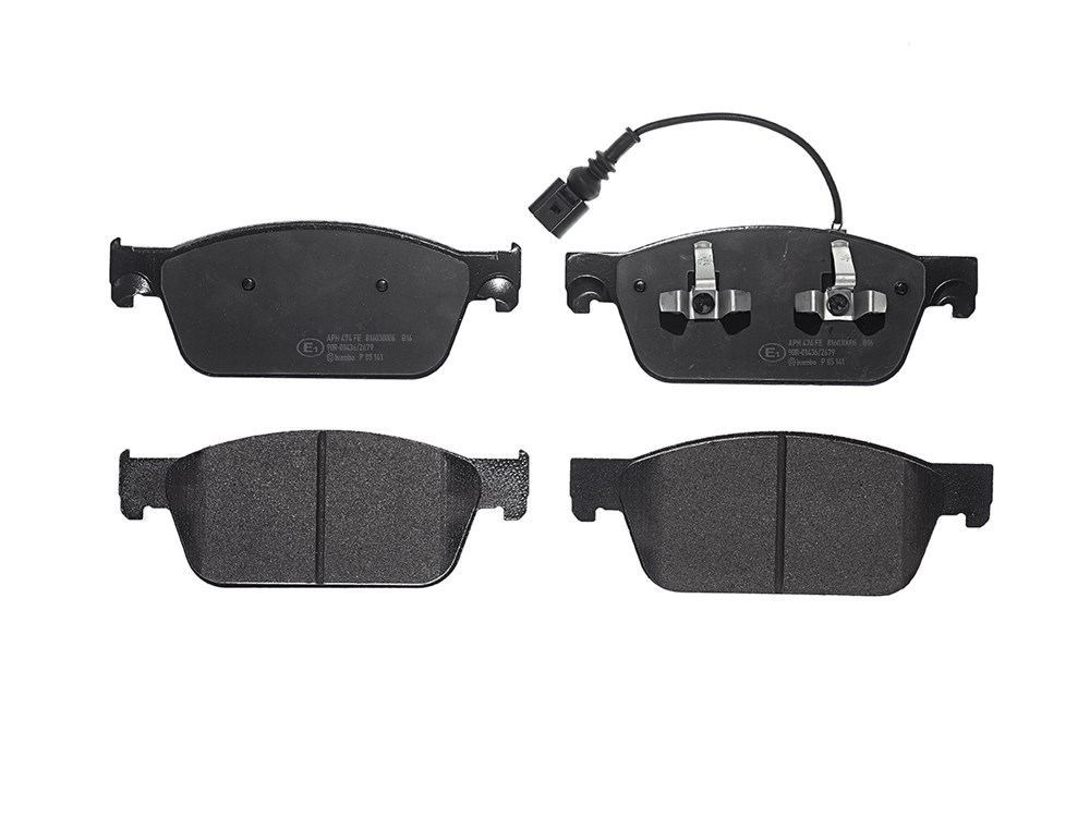 Jeu de 4 plaquettes de frein | BREMBO