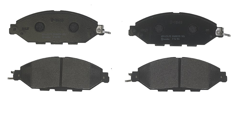 Jeu de 4 plaquettes de frein | BREMBO