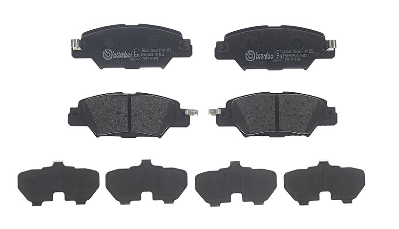 Jeu de 4 plaquettes de frein | BREMBO