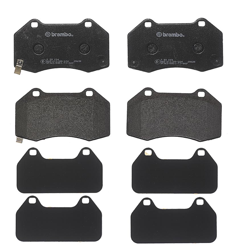 Jeu de 4 plaquettes de frein | BREMBO