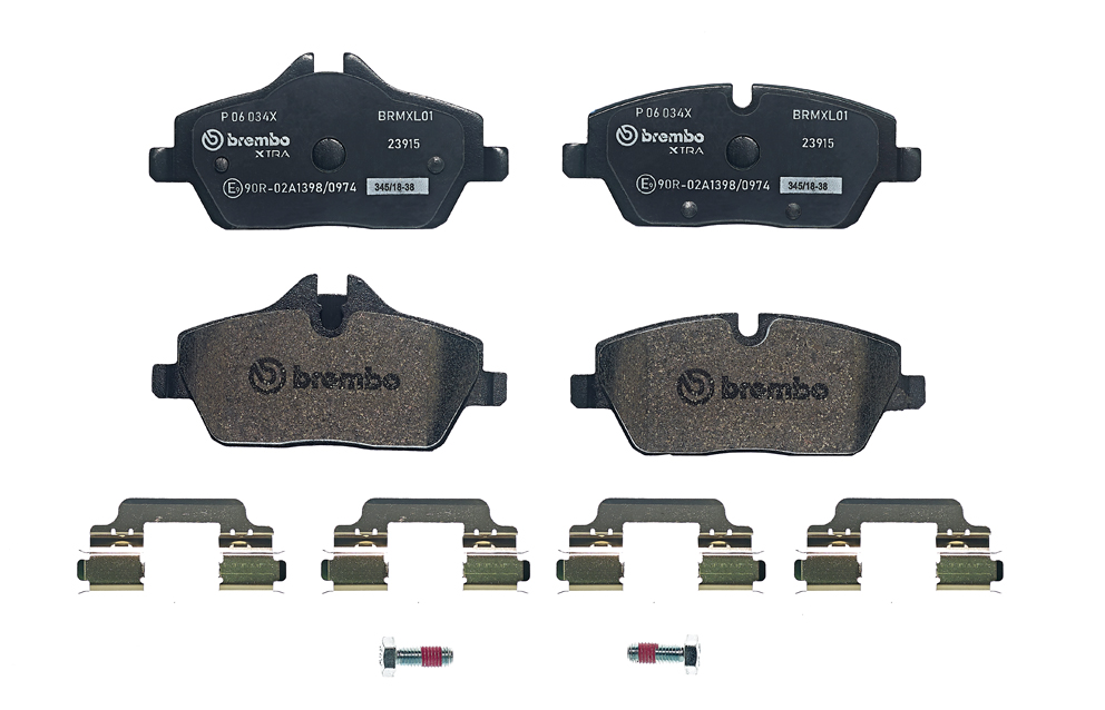Kit de plaquettes de frein, frein à disque BREMBO XTRA LINE | BREMBO