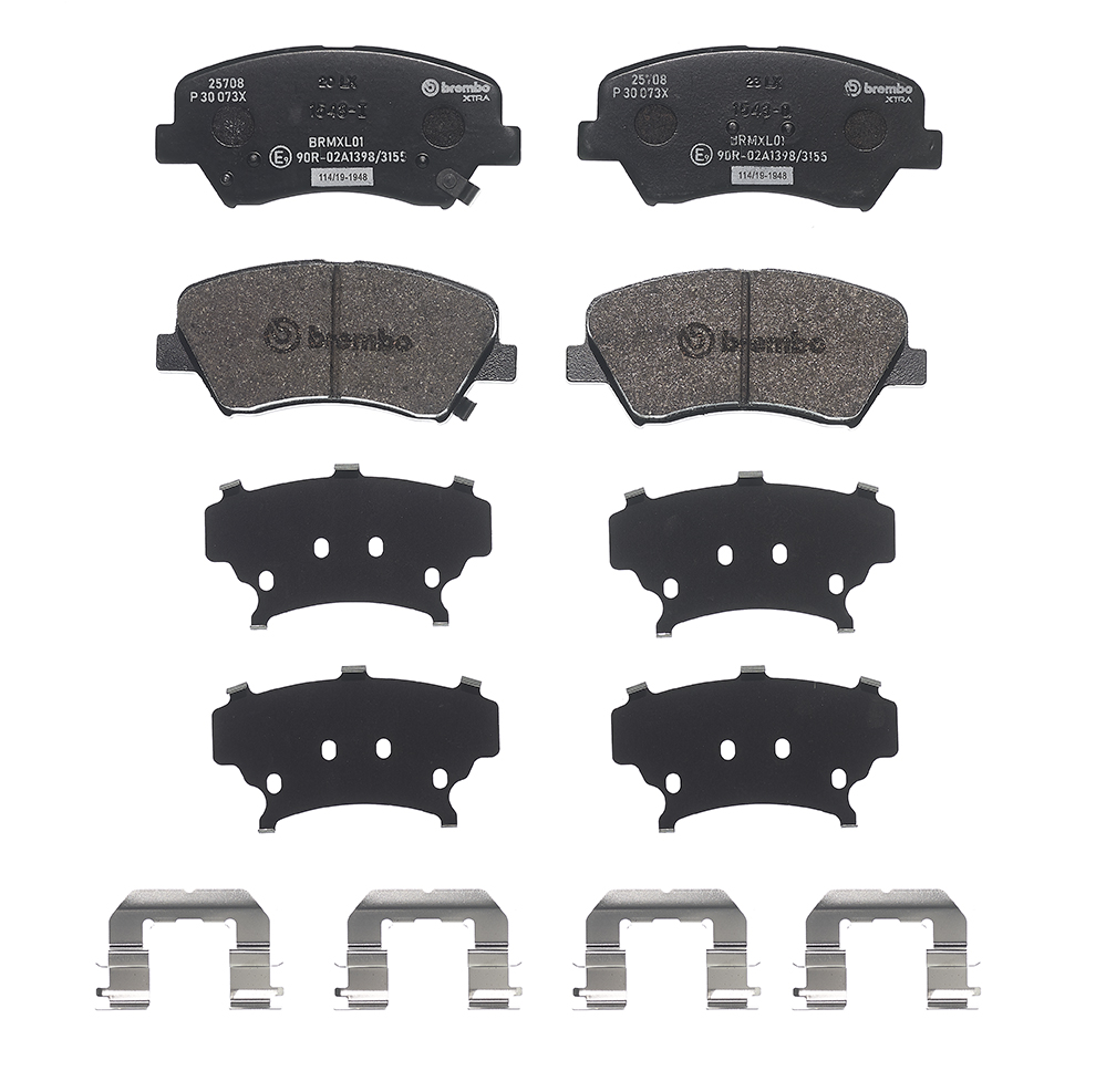 Kit de plaquettes de frein, frein à disque BREMBO XTRA LINE | BREMBO