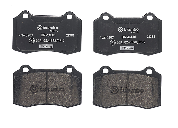 Kit de plaquettes de frein, frein à disque BREMBO XTRA LINE | BREMBO