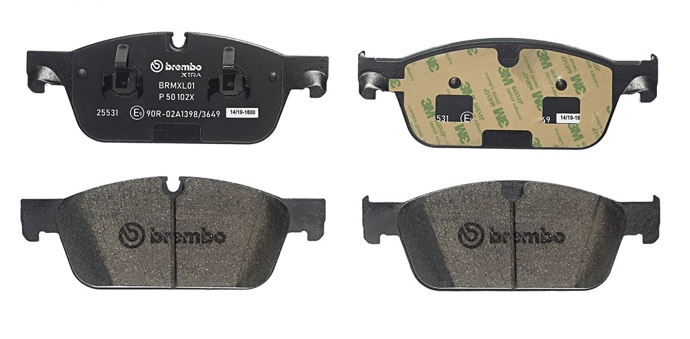 Kit de plaquettes de frein, frein à disque BREMBO XTRA LINE | BREMBO