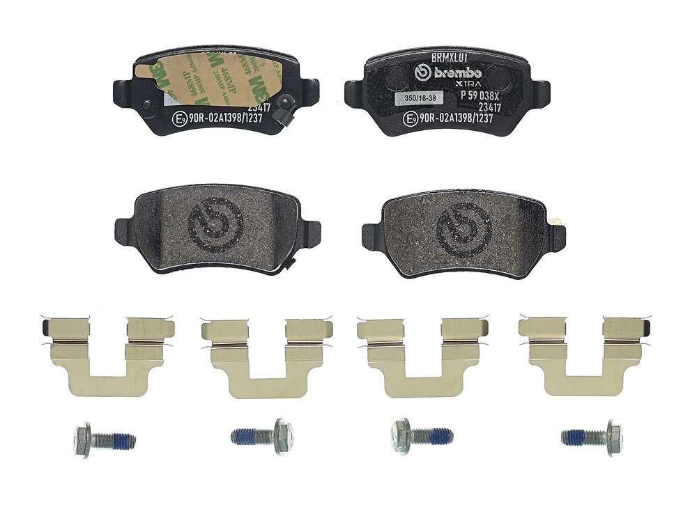 Kit de plaquettes de frein, frein à disque BREMBO XTRA LINE | BREMBO