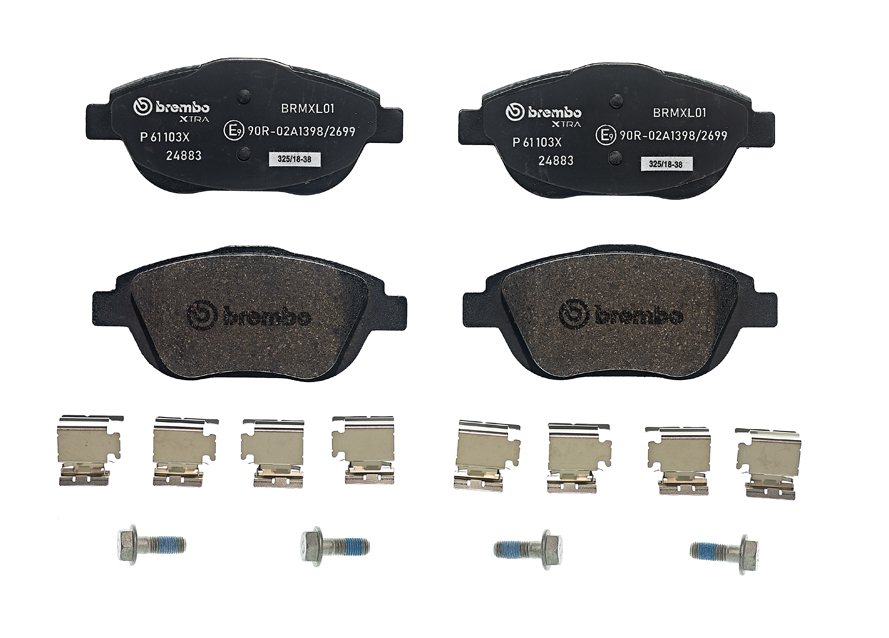 Kit de plaquettes de frein, frein à disque BREMBO XTRA LINE | BREMBO