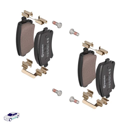 Image du produit pour Jeu de 4 plaquettes de frein