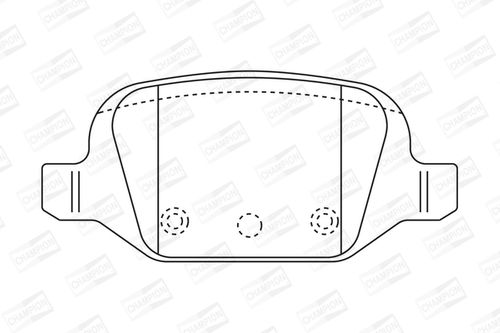 Image du produit pour Kit de plaquettes de frein, frein à disque
