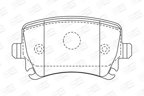 Image du produit pour Kit de plaquettes de frein, frein à disque
