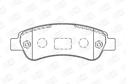 Image du produit pour Kit de plaquettes de frein, frein à disque
