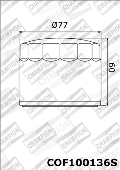Image du produit pour Filtre à huile