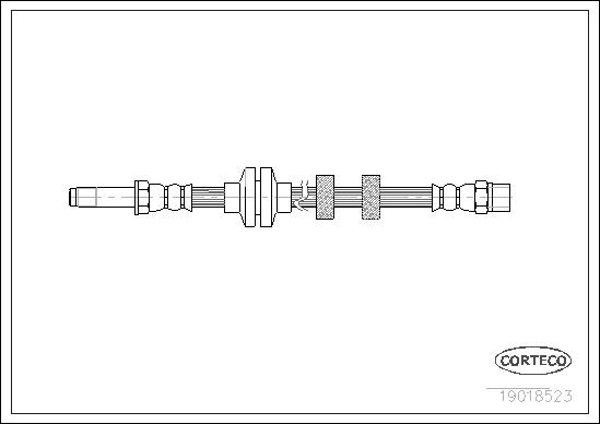 Flexible de frein | CORTECO