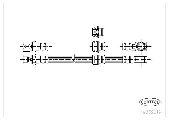 Flexible de frein | CORTECO