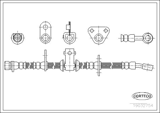 Flexible de frein | CORTECO
