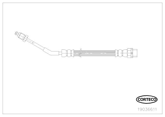 Flexible de frein | CORTECO