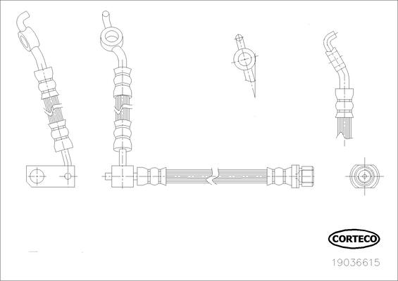 Flexible de frein | CORTECO
