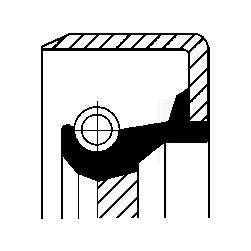 Bague d'étanchéité, boîte de vitesse manuel | CORTECO