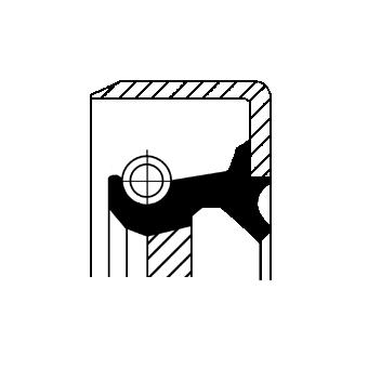 Bague d'étanchéité, boîte de vitesse manuel | CORTECO