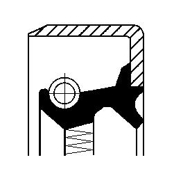 Bague d'étanchéité, moyeu de roue | CORTECO