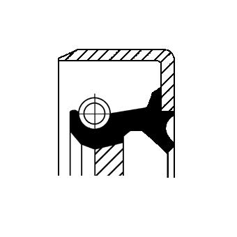 Bague d'étanchéité, différentiel | CORTECO