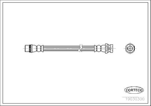 Image du produit pour Flexible de frein