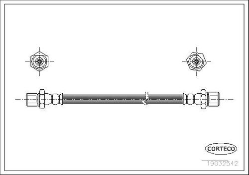 Image du produit pour Flexible de frein