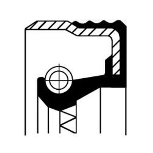 Image du produit pour Bague d'étanchéité, pompe à huile