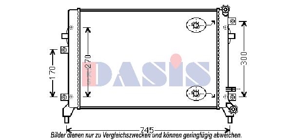 Radiateur, refroidissement du moteur | AKS DASIS