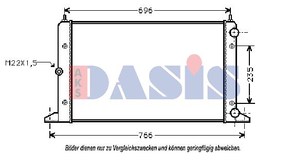 Radiateur, refroidissement du moteur | AKS DASIS