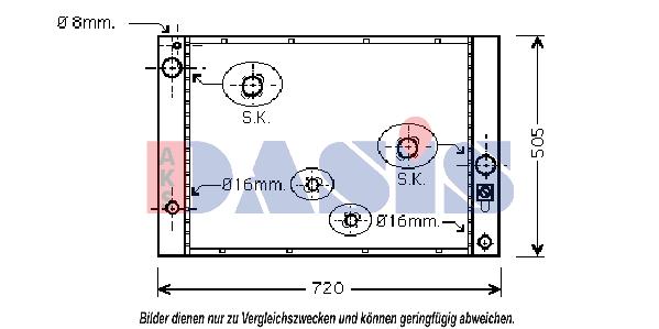 Radiateur, refroidissement du moteur | AKS DASIS