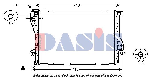 Radiateur, refroidissement du moteur | AKS DASIS