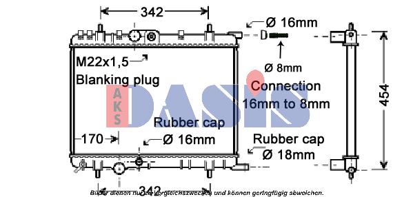 Radiateur, refroidissement du moteur | AKS DASIS