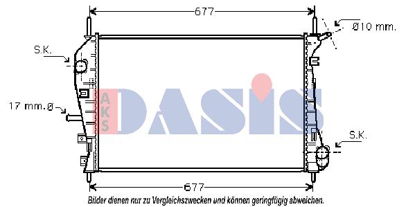 Radiateur, refroidissement du moteur | AKS DASIS