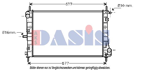 Radiateur, refroidissement du moteur | AKS DASIS