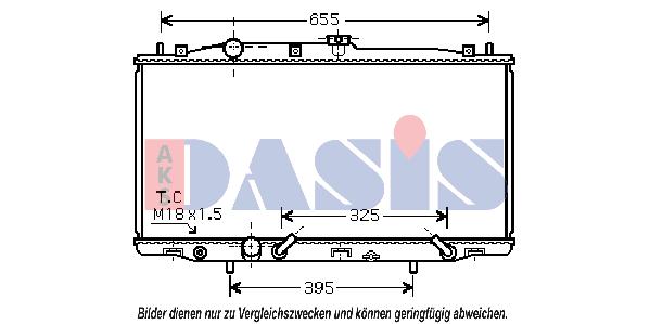 Radiateur, refroidissement du moteur | AKS DASIS