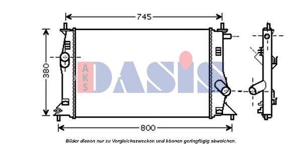 Radiateur, refroidissement du moteur | AKS DASIS