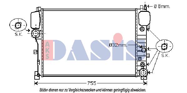 Radiateur, refroidissement du moteur | AKS DASIS