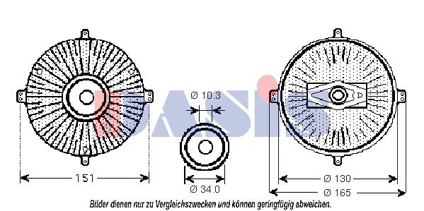 Embrayage, ventilateur de radiateur | AKS DASIS