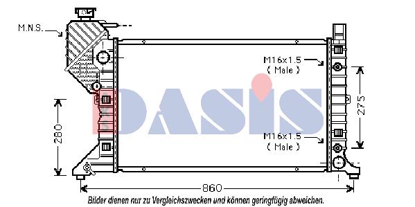 Radiateur, refroidissement du moteur | AKS DASIS