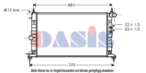 Radiateur, refroidissement du moteur | AKS DASIS