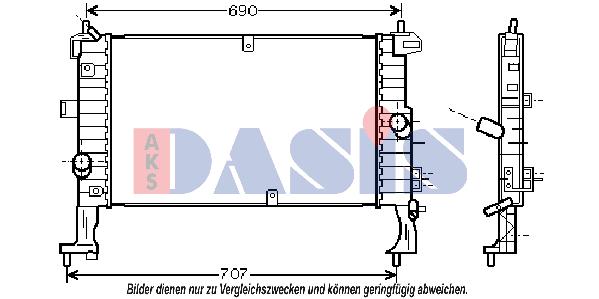 Radiateur, refroidissement du moteur | AKS DASIS
