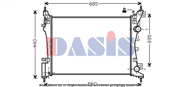 Radiateur, refroidissement du moteur | AKS DASIS