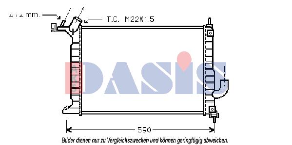 Radiateur, refroidissement du moteur | AKS DASIS