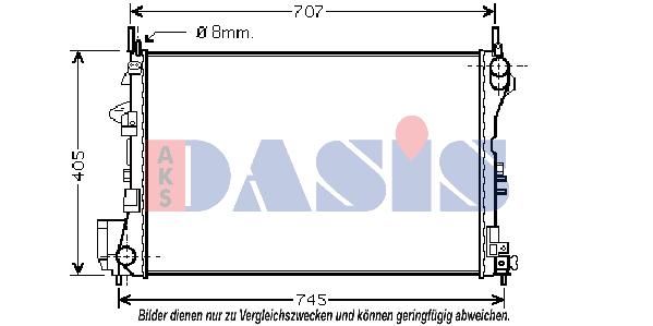 Radiateur, refroidissement du moteur | AKS DASIS