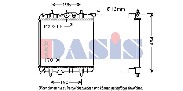 Radiateur, refroidissement du moteur | AKS DASIS