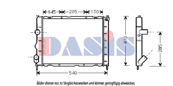 Radiateur, refroidissement du moteur | AKS DASIS