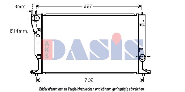 Radiateur, refroidissement du moteur | AKS DASIS