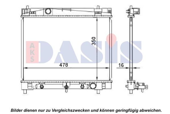 Radiateur, refroidissement du moteur | AKS DASIS